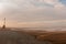 View from Mount Bogdo at sunset, Russia