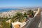 View from Mount Carmel to Haifa in Israel