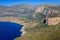 View from Mount Cofano on Sicily