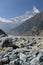 View of mount Dhaulagiri from Kali Gandaki Valley. Nepal