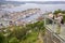 The view from Mount Floyen overlooing the city of Bergen, Norway, taken in the summer