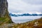 View from Mount Hesten on Iconic Mountain Segla