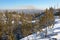 View from Mount High to Nizhny Tagil. Sverdlovsk region. Russia.