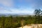 View from Mount Holan on the River Amur. Khabarovsk region of the Russian Far East. The Amur River Valley from the heights of