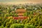 The view from Mount Jingshan to the Gate of Prowess, the Northern Gate Forbidden City