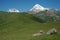 View of Mount Kazbek in Greater Caucasus, Georgia