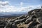 View from Mount Keen summit. Cairngorm Mountains, Aberdeenshire, Scotland