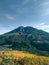 The view of Mount Lawu which is very green and very cool can be seen from the hill