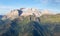 View of mount Marmolada, Alps Dolomites mountains