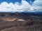 View from Mount Ngauruhoe to Mount Ruapehu