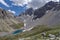 View of Mount Oronaye from the Enchiausa valley in the upper Maira valley, Cottian Alps, Italy