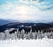 View from mount Pancir in the National park Sumava, Czech Republic.