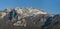 View of mount Resegone in the Italian Alps