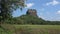 View of mount Sigiriya, Sunny day. Sri Lanka