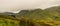 View from Mount Snowdon, Snowdonia, Gwynedd, Wales, UK - looking north towards Llyn Padarn and Llanberis, with the