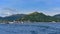 View of Mount Tapyas from the sea in Coron in Philippines