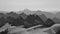 View from mount Titlis towards mount Oberalpstock