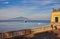 View of the Mount Vesuvius from Sant Agnello. Summer evening. Sorento