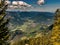 View from Mount Wendelstein trail in Upper Bavaria