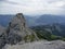 View from mountain Alpspitze in Garmisch-Partenkirchen, Bavaria, Germany