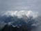 View from mountain Alpspitze in Garmisch-Partenkirchen, Bavaria, Germany