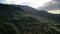 View of the mountain church near Tivat