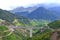 View of the mountain and highway from the village of Metsovo in the province of Ioannina, Greece