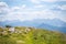 View from mountain Hochobir hiking path to Kamnikâ€“Savinja Alps