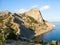 View of the mountain Koba-Kaya on the Black Sea in Crimea