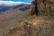 View of the mountain landscape from Degollada de Las Yeguas. Gran Canaria in Spain.