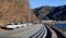 View of the mountain road in Nikko, Japan