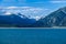 A view of the mountain sides of the Chilkoot Inlet close to Skagway, Alaska