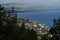 View from the mountain on Tiberius city and the Sea of Galilee