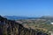 A view from of the mountain top Puig de Sant Marti on Port Alcudia