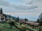 View of mountain top villa at Pondok Kopi semarang