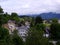 View of mountain village Radovljica, Slovenia