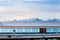 View of mountains in Alaska from a cruise ship