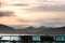 View of mountains in Alaska from a cruise ship