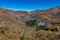 View of the mountains around Alpe d`Huez in the french Alps, France