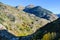 The view of the mountains around Canillo, Andorra