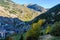 The view of the mountains around Canillo, Andorra