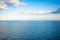 View of mountains and blue sea in the Italian natural reserve or Riserva dello Zingaro in Sicily, Italy