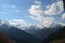 The view of mountains covered with some snow in Black Sea region, Turkey