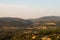 View of mountains and forests of Aegean landscape captured in Assos