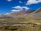 View on the mountains of Peru on the ausangate trek