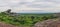 View at the mountains Pungo Andongo, Pedras Negras black stones, huge geologic rock elements