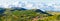 View of mountains on the route Pico Areeiro - Pico Ruivo, Madeira Island, Portugal, Europe.