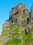 View of mountains on the route Pico Areeiro - Pico Ruivo, Madeira Island, Portugal, Europe.