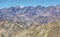 View of mountains and snow capped peaks of himalaya`s from Ganda La Pass in Markha Valley Trek, Ladakh, India