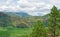 View of mountains in Sumatra